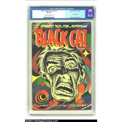 Black Cat Mystery #45 (Harvey, 1953) CGC VF 8.0 Cream to off-white pages. Bob Powell's classic "Colo