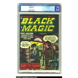 Black Magic Vol. 2 #5 Spokane pedigree (Prize, 1952) CGC FN/VF 7.0 Off-white to white pages. Prize P