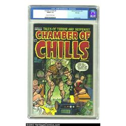 Chamber of Chills #9 File Copy (Harvey, 1952) CGC FN/VF 7.0 Cream to off-white pages. Heritage is pl