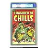 Image 1 : Chamber of Chills #25 File Copy (Harvey, 1954) CGC NM- 9.2 Cream to off-white pages. A fiery-hot cov