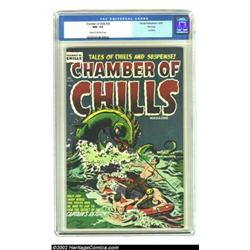 Chamber of Chills #26 File Copy (Harvey, 1954) CGC NM- 9.2 Cream to off-white pages. Controversy! Ov