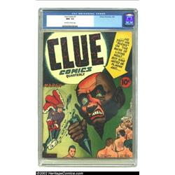 Clue Comics #7 (Hillman Fall, 1943) NM+ 9.6 Off-white pages. For a comic book this old, such a rare.