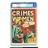 Image 1 : Crimes by Women #5 (Fox, 1949) CGC FN/VF 7.0 Off-white to white pages. Once again the murderous gal.