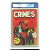 Image 1 : Crimes Incorporated #12 (Fox 1950) CGC VF- 7.5 Cream to off-white pages The bold red cover of this i