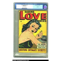 Daring Love Stories nn (Fox Features Syndicate, 1950) CGC VF/NM 9.0 Cream to off-white pages. Oh the