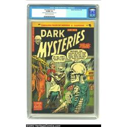 Dark Mysteries #18 (Master Publications, 1954) CGC VF/NM 9.0 Cream to off-white pages. This title is