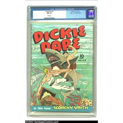 Dickie Dare #4 Mile High pedigree (Eastern Color, 1942) CGC NM 9.4 White pages. Even if Dickie Dare.