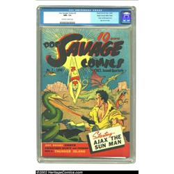 Doc Savage Comics #2 Mile High pedigree (Street & Smith, 1940) CGC NM+ 9.6 Off-white to white. If it