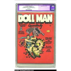 Doll Man Quarterly #1 (Quality, 1941) CGC Apparent FN 6.0 Moderate (P) Off-white pages. Doll Man was