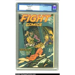 Fight Comics #48 (Fiction House, 1947) CGC VF 8.0 Off-white pages. The sexy Senorita Rio catches up.