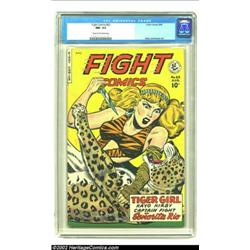 Fight Comics #63 (Fiction House, 1949) CGC NM- 9.2 Cream to off-white pages. The tantalizing art of.