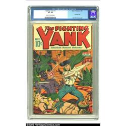 Fighting Yank #11 (Nedor Publications, 1945) CGC VF+ 8.5 Cream to off-white pages. She's blonde; she