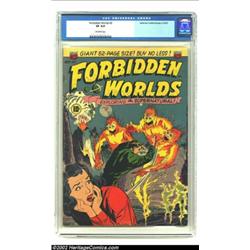 Forbidden Worlds #2 (ACG, 1951) CGC VF 8.0 Off-white pages. Cover artist Ogden Whitney practically m