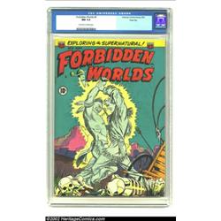 Forbidden Worlds #9 River City pedigree (ACG, 1952) CGC NM 9.4 Off-white to white pages. Like most h