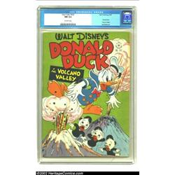 Four Color #147 (Dell, 1947) CGC NM 9.4 Off-white pages. Carl Barks brings his mastery to this issue
