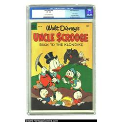 Four Color #456 Walt Disney's Uncle Scrooge (Dell, 1953) CGC VF 8.0 Cream to off-white pages. Consid