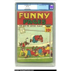 Funny Pages v2 #11 (Centaur, 1938) CGC FN- 5.5 Off-white to white pages. "No Newspaper Reprints" cla