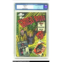 Ghost Rider #11 (Magazine Enterprises, 1953) CGC NM- 9.2 Off-white pages. Dick Ayers depicts a witch