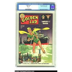 Golden Lad #2 Mile High pedigree (Spark Publications, 1945) CGC NM 9.4 White pages. Here is that per