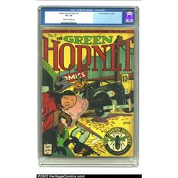 Green Hornet Comics #5 (Harvey, 1941) CGC VG- 3.5 Cream to off-white pages. Not the Van Williams/Bru