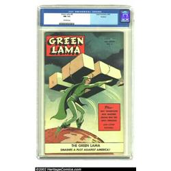 Green Lama #6 Rockford pedigree (Spark Publications, 1945) CGC NM 9.4 Off-white pages. With its uniq