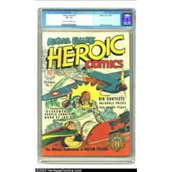 Heroic Comics #2 (Eastern Color, 1940) CGC VF- 7.5 Light tan to off-white pages. In the midst of his