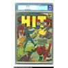 Image 1 : Hit Comics #4 (Quality, 1940) CGC VG- 3.5 Cream to off-white pages. Yet another killer Lou Fine cove