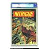 Image 1 : Intrigue #1 Circle 8 pedigree (Quality, 1955) CGC VF 8.0 Off-white to white pages. This one-shot fea