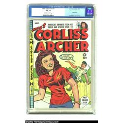 Meet Corliss Archer #1 (Fox, 1948) CGC NM 9.4 Off-white to white pages. You collect "good girl" art?
