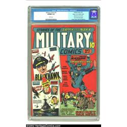 Military Comics #2 Mile High pedigree (Quality, 1941) CGC VF/NM 9.0 White pages. This issue sports B