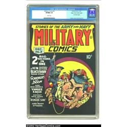 Military Comics #5 Mile High pedigree (Quality, 1941) CGC VF/NM 9.0 White pages. Hands down, this is