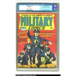 Military Comics #13 Mile High pedigree (Quality, 1942) CGC NM 9.4 Off-white to white pages. EC great