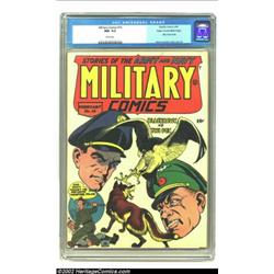 Military Comics #16 Mile High pedigree (Quality, 1943) CGC NM- 9.2 White pages. Reed Crandall's styl
