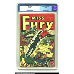 Miss Fury #6 Twilight pedigree (Timely, 1945) CGC VF+ 8.5 Cream to off-white pages. Timely made a ni