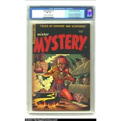 Mister Mystery #18 (Aragon Magazines, Inc., 1954) CGC FN- 5.5 Light tan to off-white pages. Experien