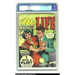 My Life #8 (Fox, 1949) CGC FN+ 6.5 Off-white pages. "Are we going to let that cheap woman come betwe