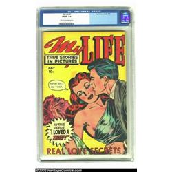 My Life #9 (Fox, 1949) CGC FN/VF 7.0 Light tan to off-white pages. "Please go....I'm tired", couldn'