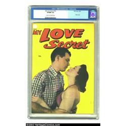My Love Secret #53 (Fox, 1954) CGC VF/NM 9.0 Cream to off-white pages. Keeping up with the numbering