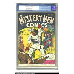 Mystery Men Comics #1 Windy City pedigree (Fox, 1939) CGC FN+ 6.5 Light tan to off-white pages. Rex.