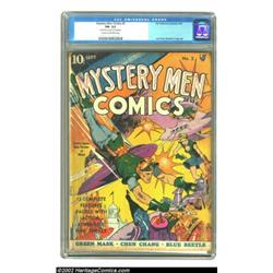 Mystery Men Comics #2 (Fox, 1939) CGC FN- 5.5 Cream to off-white pages. The master of Fox detail cov