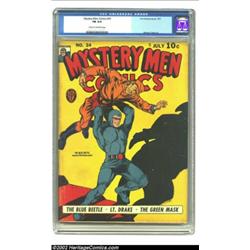 Mystery Men Comics #24 (Fox, 1941) CGC FN 6.0 Cream to off-white pages. Is isn't everyday you get to