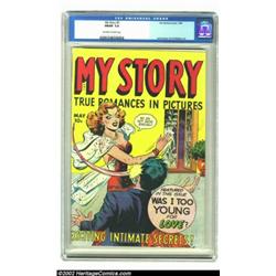 My Story #5 (Fox, 1949) FN/VF 7.0 Off-white to white pages. This book promises on the front cover to