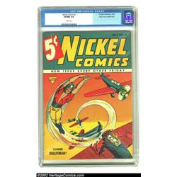 Nickel Comics #2 Mile High pedigree (Fawcett, 1940) CGC VF/NM 9.0 White pages. The laws of physics,.