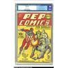 Image 1 : Pep #1 (MLJ, 1940) CGC VF- 7.5 Cream to off-white pages. Introducing the era of Patriotic heroes! Wi