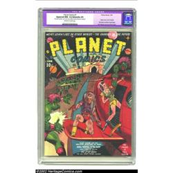 Planet Comics #1 (Fiction House, 1940) CGC Apparent NM- 9.2 Extensive (P) Off-white to white pages..