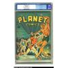 Image 1 : Planet Comics #12 Nicolas Cage collection (Fiction House, 1941) CGC VF 8.0 Cream to off-white pages.