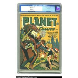Planet Comics #27 Rockford pedigree (Fiction House, 1943) CGC NM- 9.2 Off-white pages. The title was
