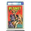 Image 1 : Planet Comics #40 Toledo pedigree (Fiction House, 1946) CGC VF 8.0 Off-white pages. The richly color