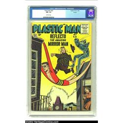 Plastic Man #63 (Quality, 1956) CGC NM- 9.2 Off-white pages. This scarce, second to the last issue o