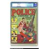 Image 1 : Police Comics #1 (Quality, 1941) CGC VG+ 4.5 Cream to off-white pages. The Firebrand prepares to wor